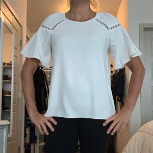 Silk shirt with detail